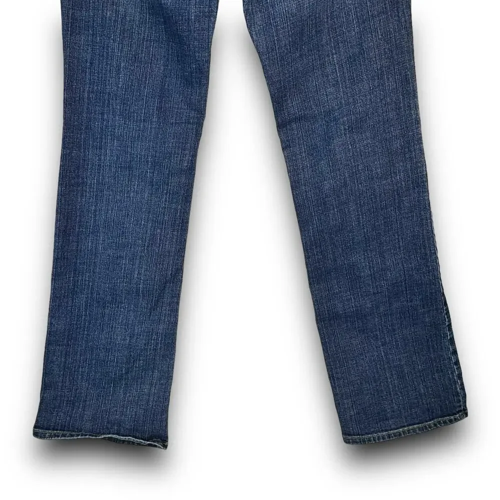 Banana Republic Factory Womens Low Rise Straight Leg Jeans Medium Wash Size 4 - Picture 7 of 8